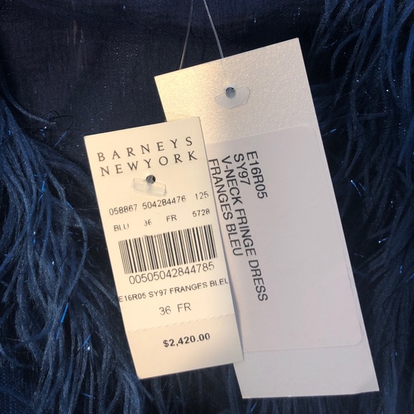 V-neck fringe dress by Martin Grant - Picture 5 of 6